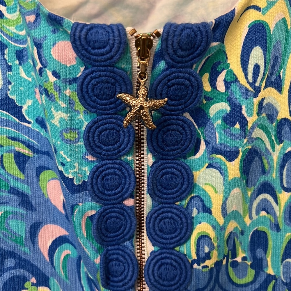 Lilly Pulitzer peacock dress 💙 - Picture 3 of 4